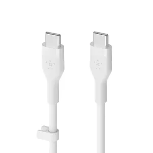 Belkin BOOST↑CHARGE Flex USB kabelis 3 m USB 2.0 USB C Balts