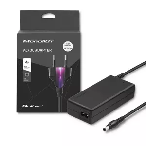 Сетевой адаптер Qoltec 50769 36W Черный 220-240V