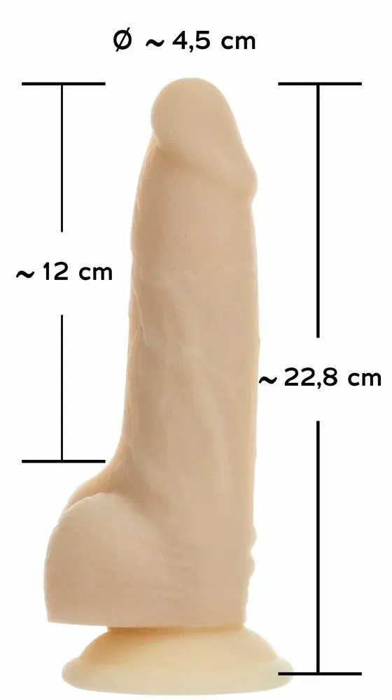 Силиконовый вибратор Naked Addiction 17,8 см вращающийся Photo 9