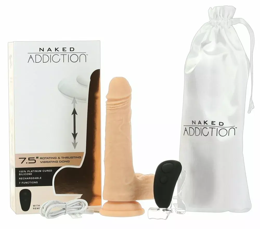 Naked Addiction силиконовый реалистичный вибратор 19 см Photo 9