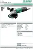 HITACHI G13STA угловая шлифмашина Photo 2