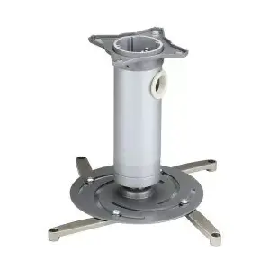 Ceiling mount Proxxon Reflecta Ceiling Mount SUPERIA, silver, tilt 0–15°, swivel 360°, load 13.75 kg