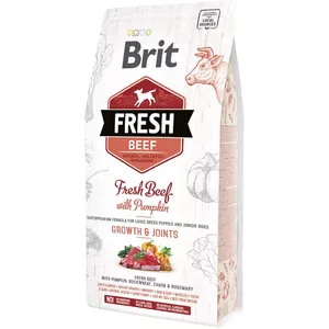 Сухой корм для собак Brit Fresh Beef with Pumpkin Junior Maxi 2.5 кг