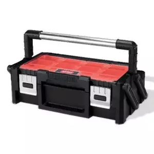 Hard shell equipment case Keter 237006, black and red, weight 2.15 kg