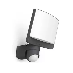 Lutec Sunshine Outdoor LED Wall Light with PIR Sensor, 17W, 1200lm, 5000K, IP44, Dark Grey