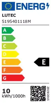 Lutec QUBO LED āra sienas gaismeklis Photo 5