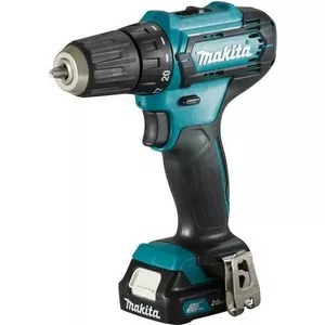 Cordless driver drill Makita DF333DWAE 12V MAX, brushless, 2x2.0 Ah, 2-speed, 20-torque settings, keyless chuck