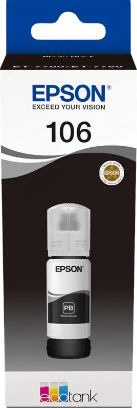 Epson 106 EcoTank Photo Black tintes pudele Photo 8