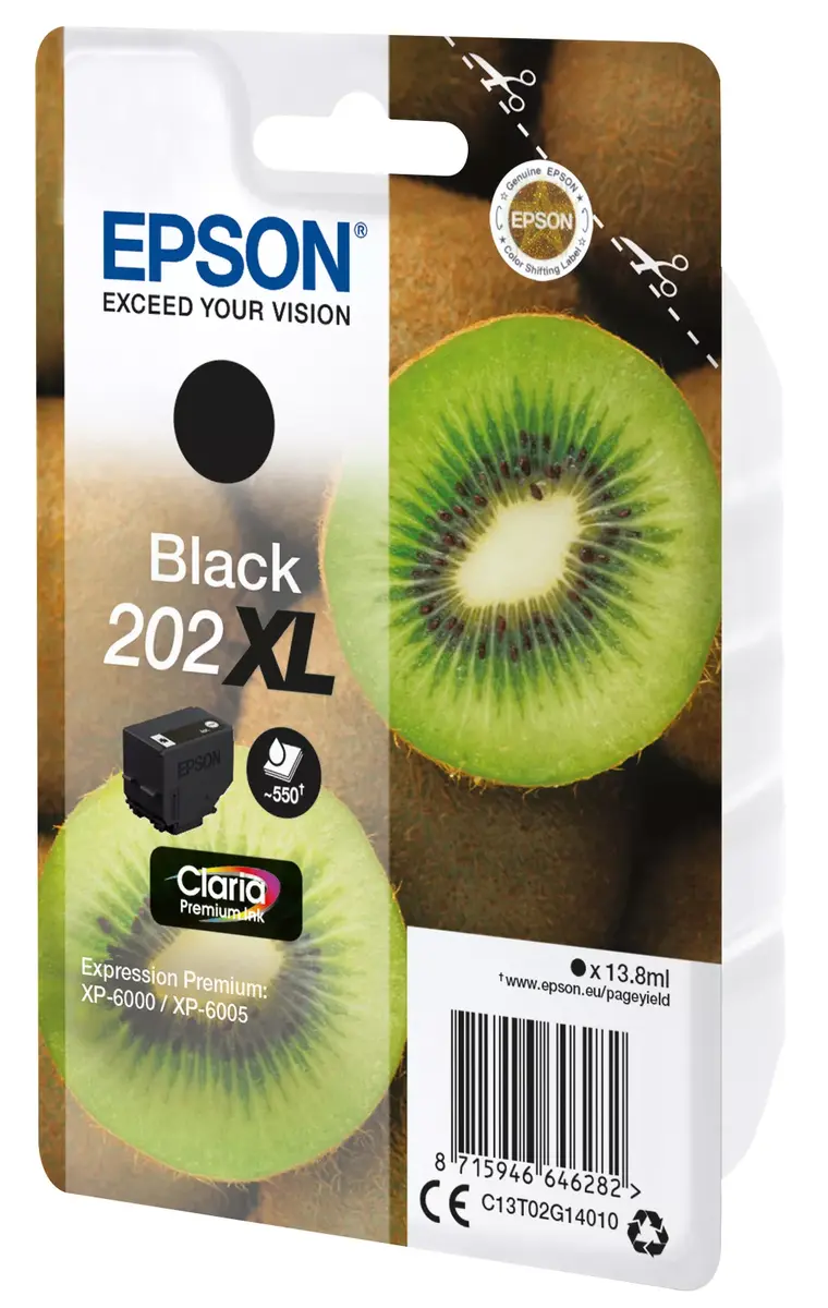 Картридж Epson Ink C13T02G14010 202XL XL Black Photo 2