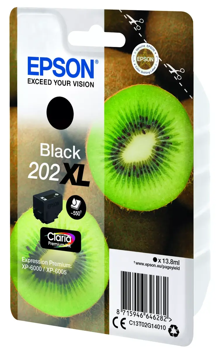 Картридж Epson Ink C13T02G14010 202XL XL Black Photo 3