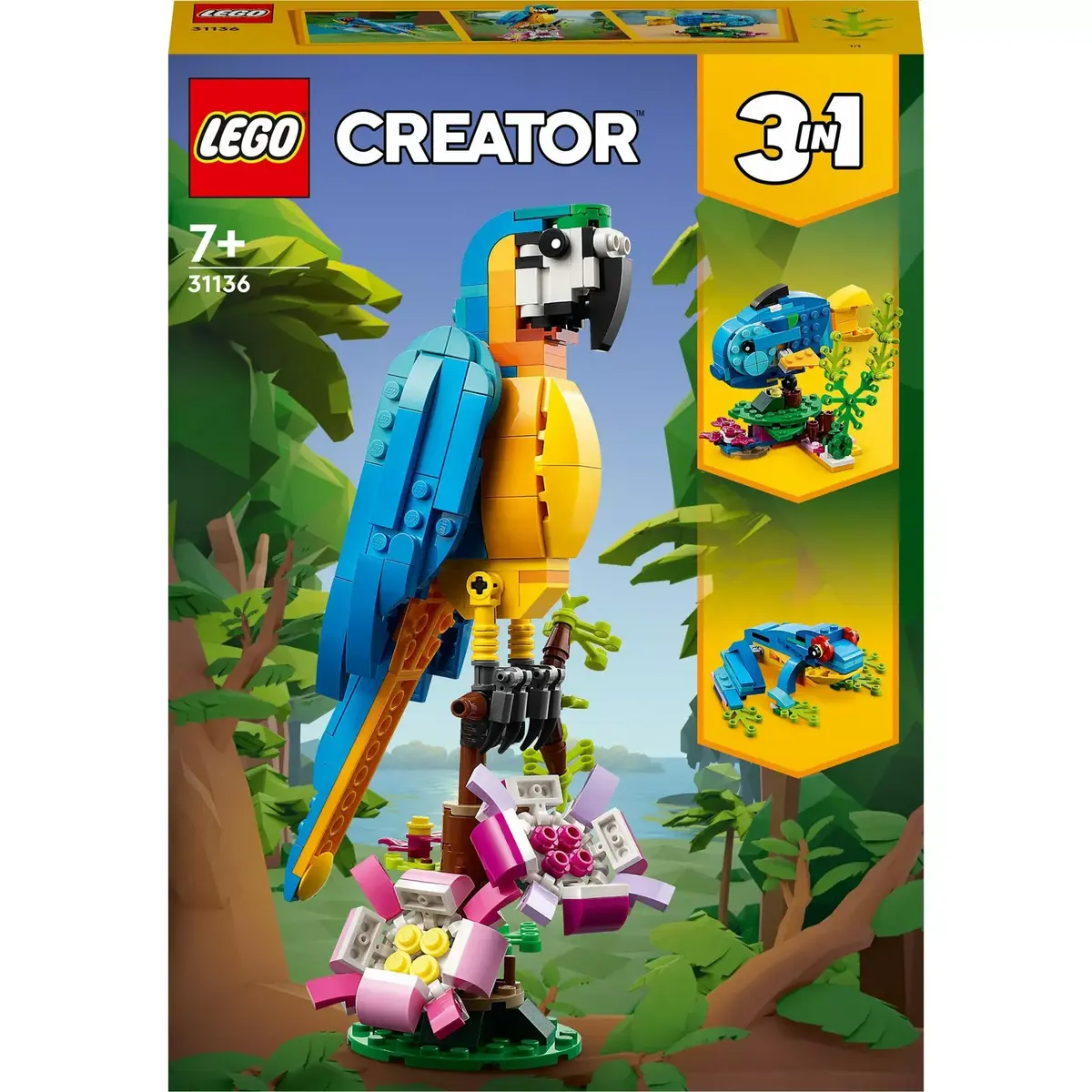LEGO Creator Exotic Parrot 31136 — izstādes modelis Photo 2