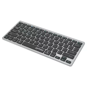 Manhattan 180559 tastatūra RF bezvadu sakari + Bluetooth Melns, Pelēks