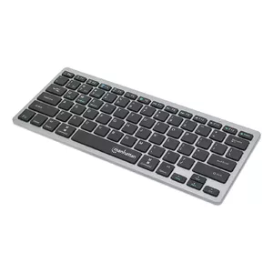Wireless Keyboard Manhattan Ultra Slim QWERTZ Bluetooth 2.4GHz 78 Keys