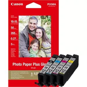 Многофункциональный комплект картриджей Canon CLI‑581XL BK/C/M/Y — повышенная ёмкость 8,3 мл на цвет, 520 страниц (чёрный)