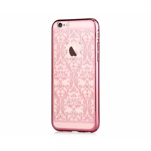 Protective phone case Devia for iPhone 7 with Baroque Swarovski crystals, Rose Gold finish
