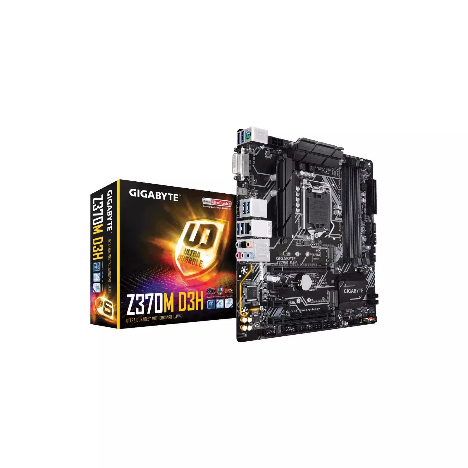 GIGABYTE Z370M D3H GA-Z370M-D3H | AiO.lv