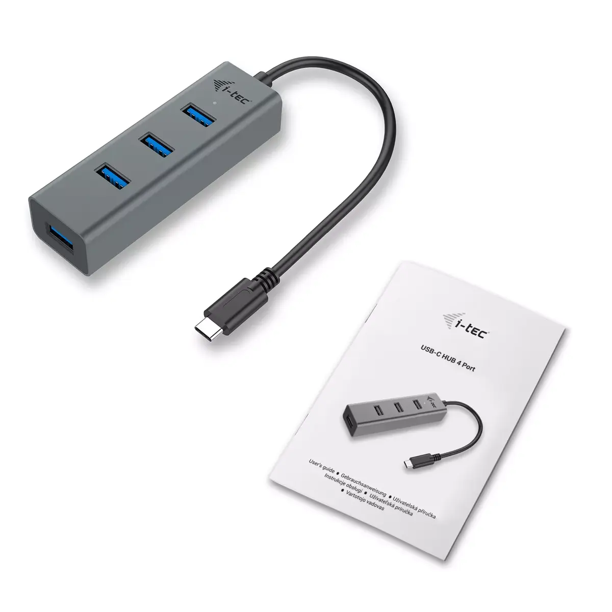 USB-C Хаб i-tec Metal 4 Port Photo 3