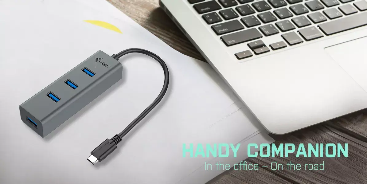 USB-C Хаб i-tec Metal 4 Port Photo 5