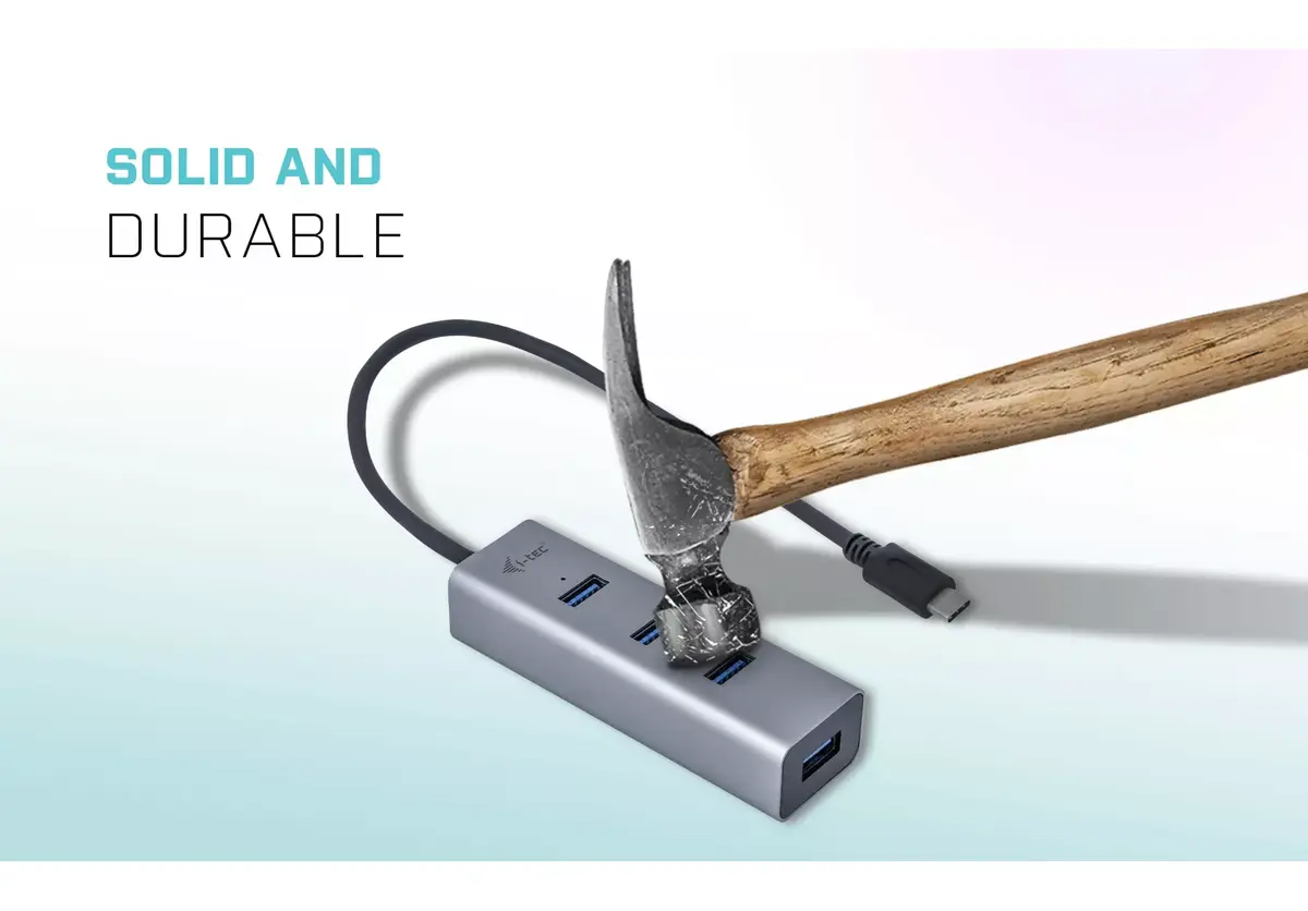 USB-C Хаб i-tec Metal 4 Port Photo 10