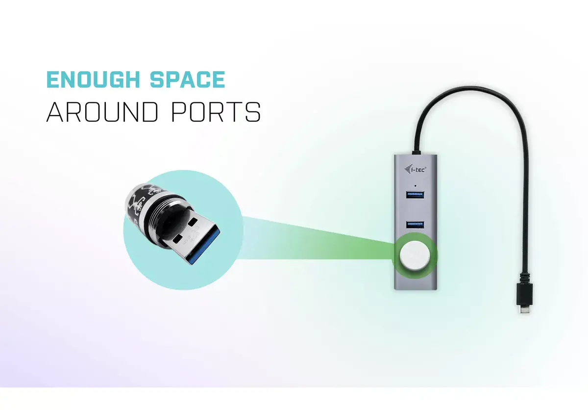 USB-C Хаб i-tec Metal 4 Port Photo 11