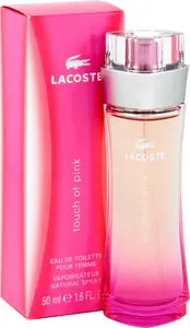 Eau de Toilette Lacoste Touch of Pink 50 мл — парфюм для женщин, невозобновляемый флакон