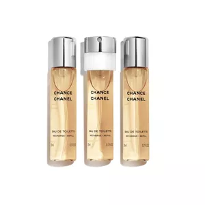 Tualetes ūdens CHANEL Chance Eau De Toilette Twist And Spray 3 x 20 ml Sievietēm