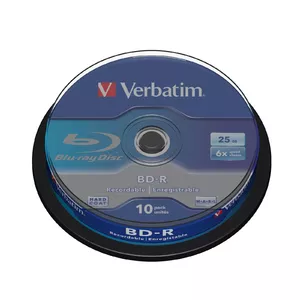 Verbatim BD-R SL 25GB 6 x 10 Pack Spindle 10 pcs