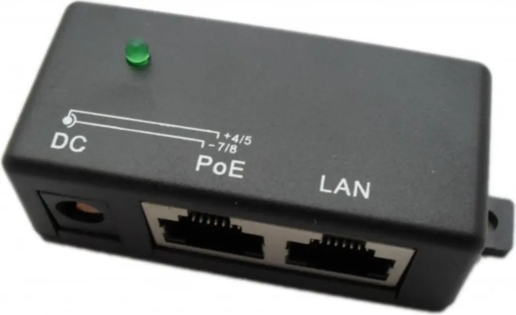 PoE инжектор Extralink 1 порт 100Mb/s RJ45 Photo 2