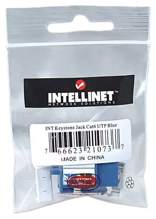 Кроссировочный разъем Cat6 UTP Punch-down синий Intellinet Photo 2