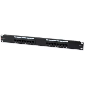 Patch Panel UTP 16 Ports RJ45 Cat.6 Techly I-PP 16-RU-C6T