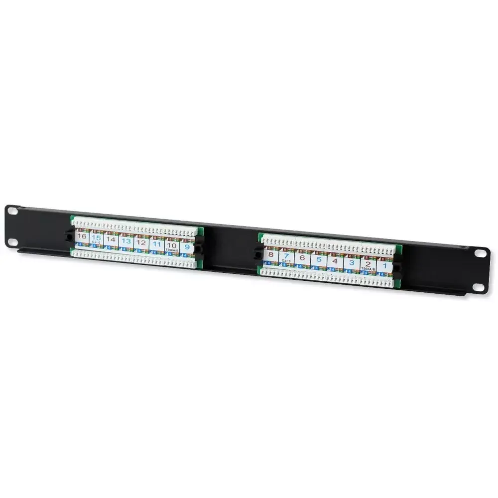 Patch Panel UTP 16 Ports RJ45 Cat.6 Techly I-PP 16-RU-C6T Photo 3