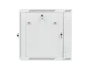 Lanberg WF02-6612-10S Sienas skapis 12U Balts IP20 60 kg Ietilpība