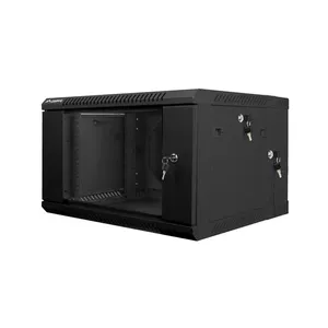 Wall mounted rack LANBERG WF02-6606-10B 6U 600x374.3x600 mm stainless steel black