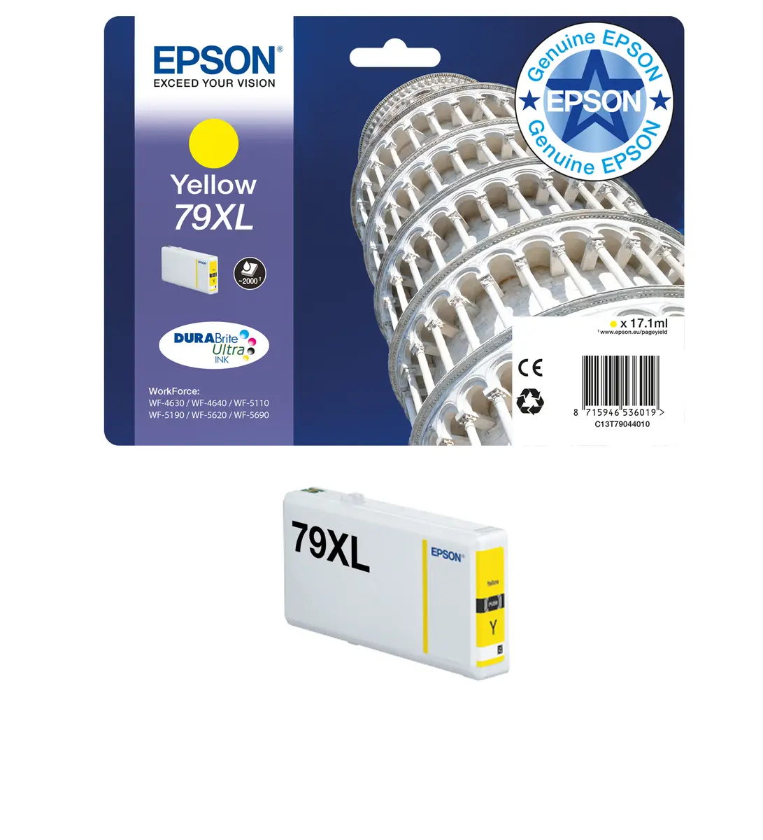 Epson Tower of Pisa 79 Dzeltena