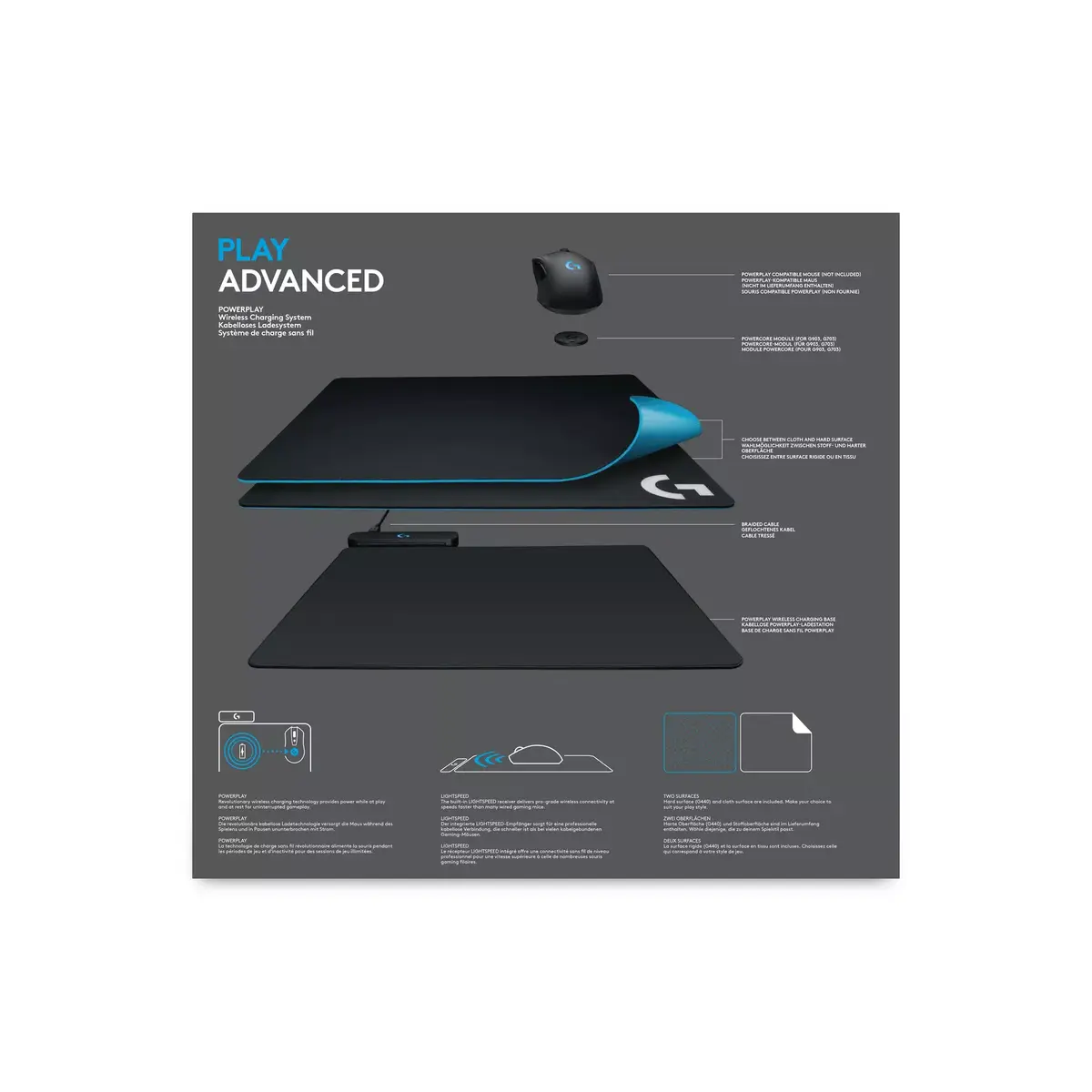 Mouse pad Logitech G POWERPLAY Photo 9