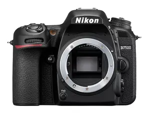 Корпус зеркальной камеры NIKON D7500 — 20.9 МП CMOS, 5568×3712, 4K, Wi‑Fi, 3.2" сенсорный дисплей, чёрный