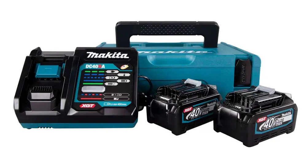 Набор батареи и зарядного устройства Makita XGT Photo 2