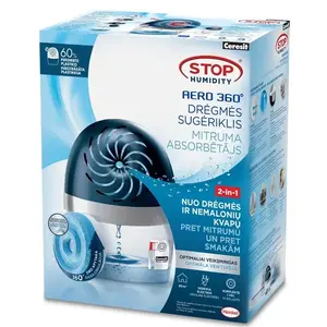 Поглотитель влаги CERESIT Stop Humidity Aero 360 blue, безсменный воздухоосушитель
