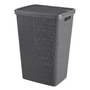 Laundry box Curver 245975 58 L (43×34×60 cm) dark grey plastic hamper