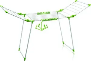 Veļas žāvētājs ar apavu turētāju DOMOLETTI XL-276P — izmēri 186×61×13 cm