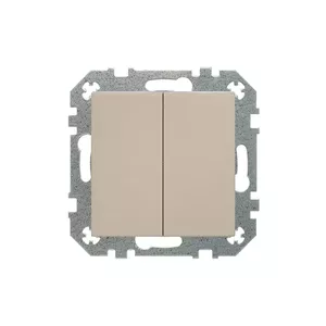 Two-way electrical switch LIREGUS IP6+6.10-201-01 — 2-gang, two-way