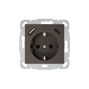 Kontaktligzdas modulis LIREGUS IUK-3-01 R/ON31 — ligzdu bloks, 3×, 4 A, montāžas modulis