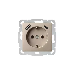 Kontaktligzda LIREGUS SOCKET IUK-3-01 E/CH, vienfāzu 3/4 A, kompakta sienas, 0.0922 kg