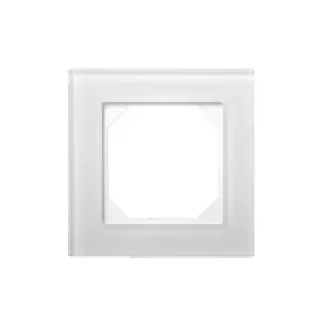 Switch frame LIREGUS 1-way matt glass model K14-245-01E/WG