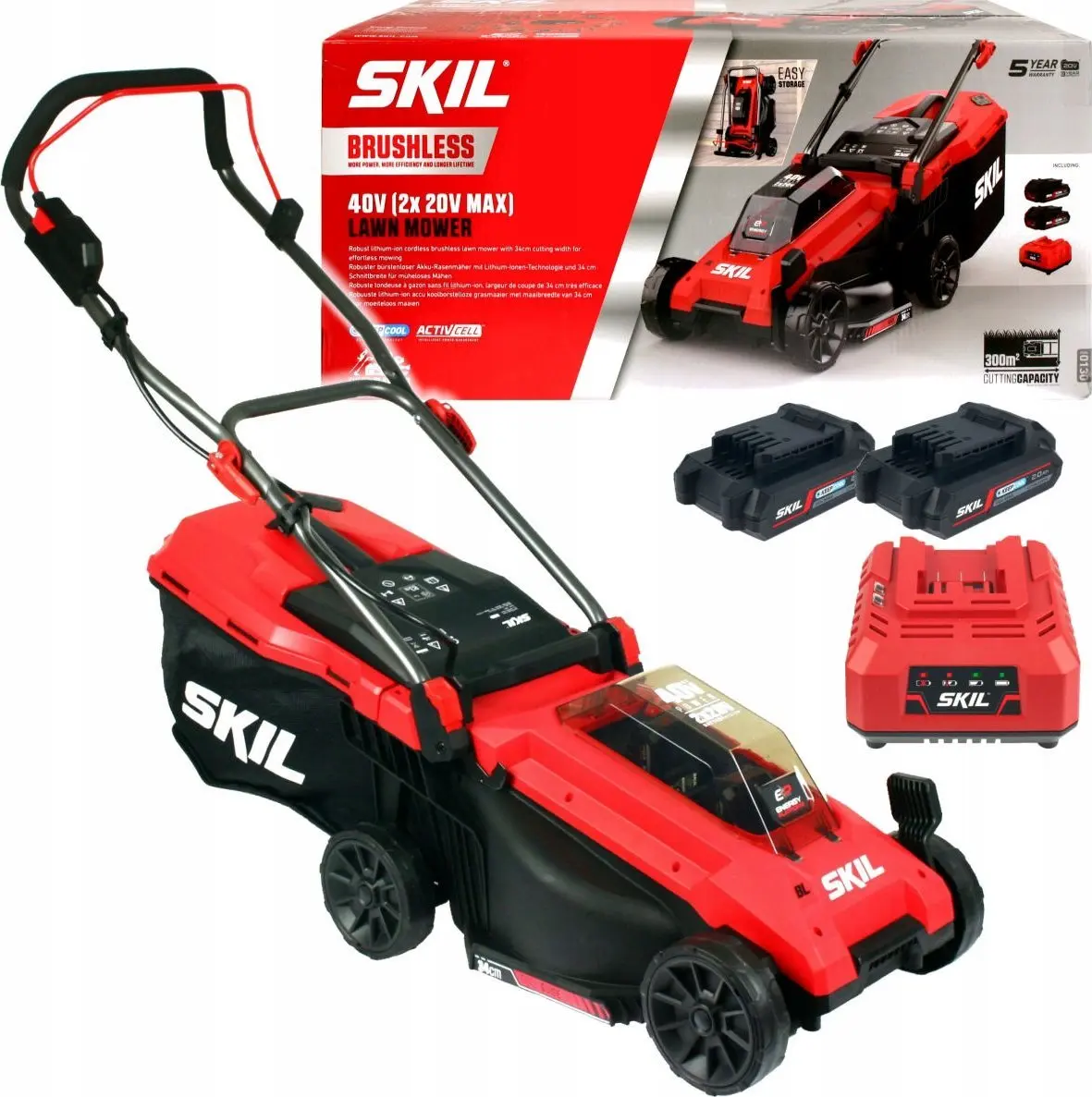 Zāles pļāvējs SKIL GM1E0130BA Photo 2