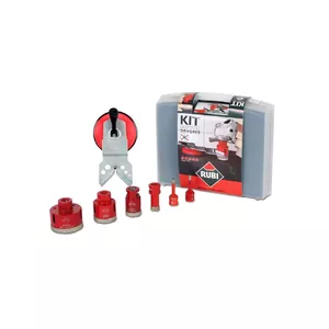 Drill bit set RUBI 50996 — diamond bits Ø6, 8, 20, 35, 50, 68 mm, 6 pcs