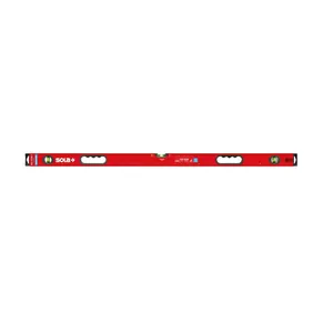 Уровень SOLA LM Big REDM 3, 120 см, магнитный профиль, красный