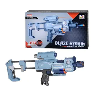 Toy Dart Gun Apple ZC7083 with 10 PVC Bullets Blue