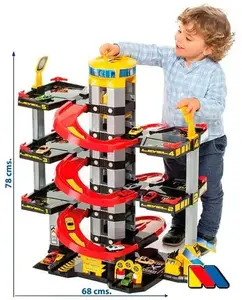 Toy parking with car by Apple model 513120687 — playset with small toy car