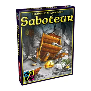 Galda spēle Brain Games Saboteur — stratēģiskā kāršu spēle 3–10 spēlētājiem